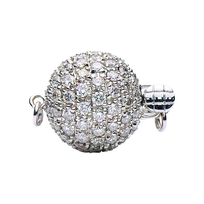 18K White Gold Clasp